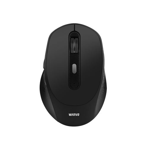 Marvo Office WM106W Aσύρματο Επαναφορτιζόμενο Ποντίκι Μαύρο 2.4Ghz+Bluetooth 5.1