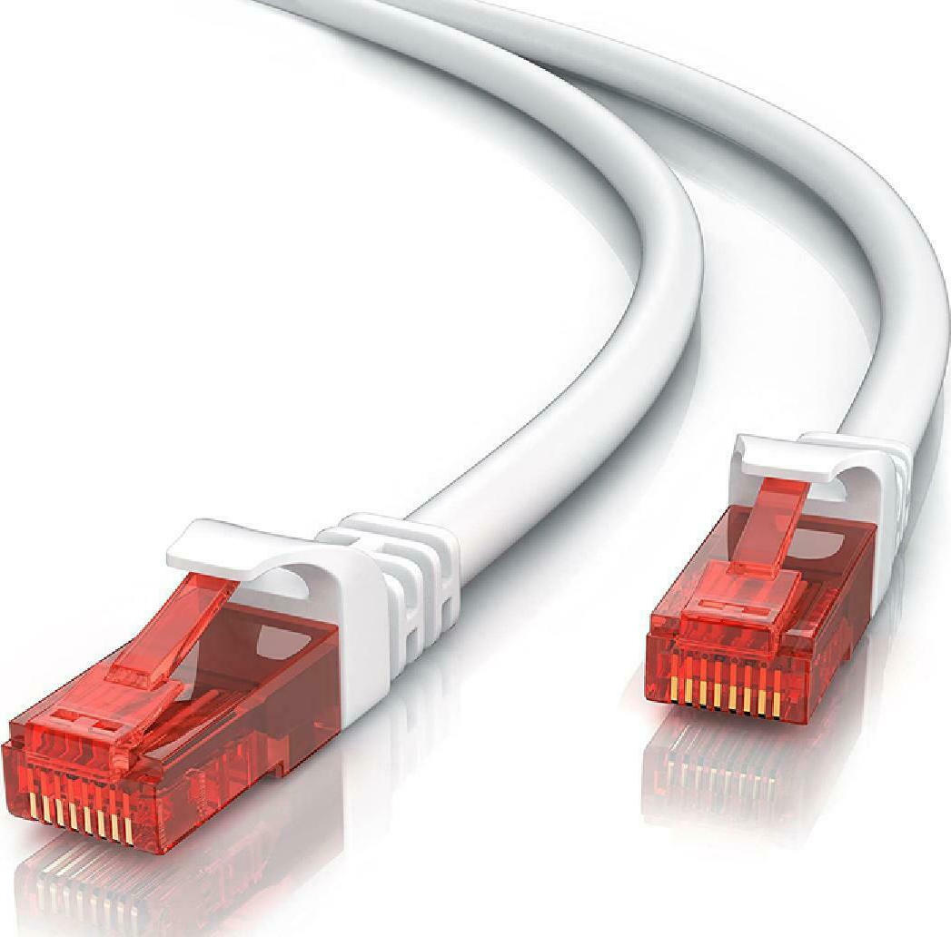 POWERTECH CAT6E ETHERNET PATCH CABLE 0.25m GRAY