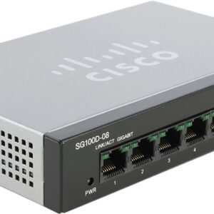 SWITCH CISCO SG100D-08 8-PORTS GIGABIT WITHOUT/ RKMNTS