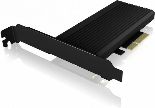 Icy Box M.2 PCIe Gen 4.0x4 To Nvme PCIe Gen 4.0x4 With Heat Sink Μαύρο